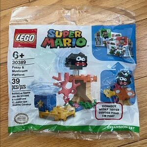 LEGO Polybag Super Mario Fuzzy And Mushroom Platform 30389 New Sealed